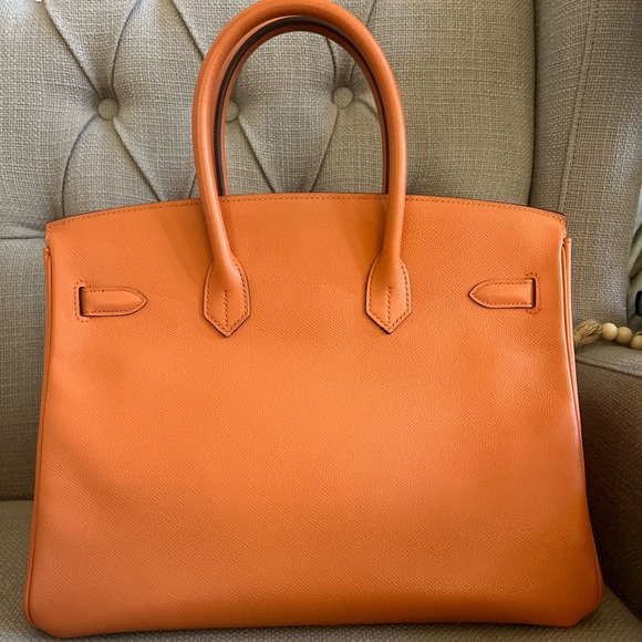 ❌SOLD❌Birkin 35 Mango on PHW
Epspm Leather Stamp P Square (2012) - Picture 9 of 16